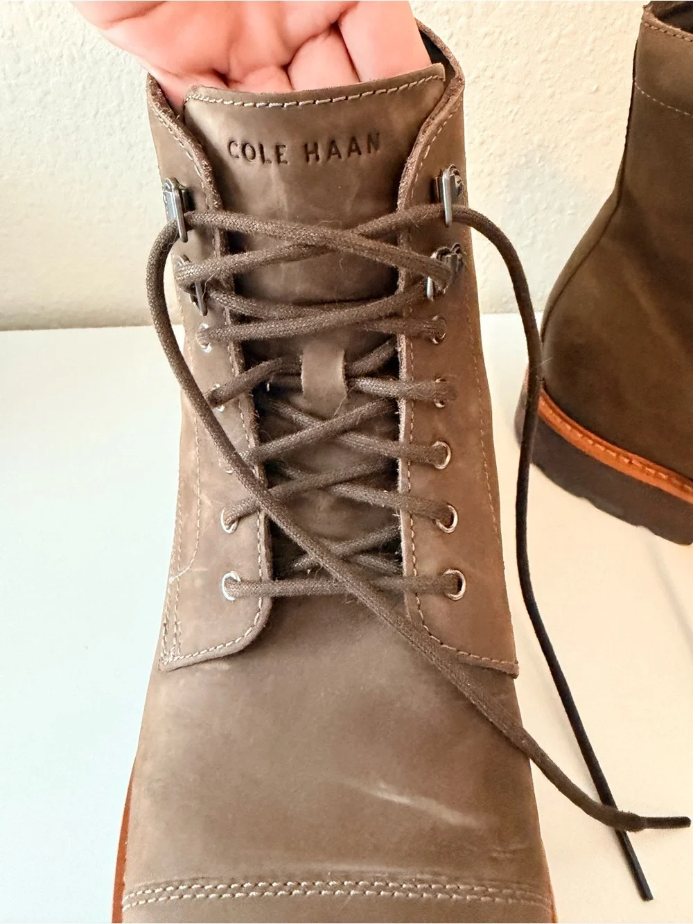 Cole Haan Chamberlin Grand Cap Toe Boots Men’s Size 11M